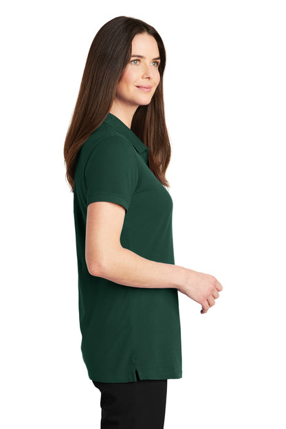 Green Glen Port Authority Women's EZCotton Polo. LK8000