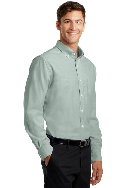 Green Port Authority SuperPro Oxford Shirt. S658