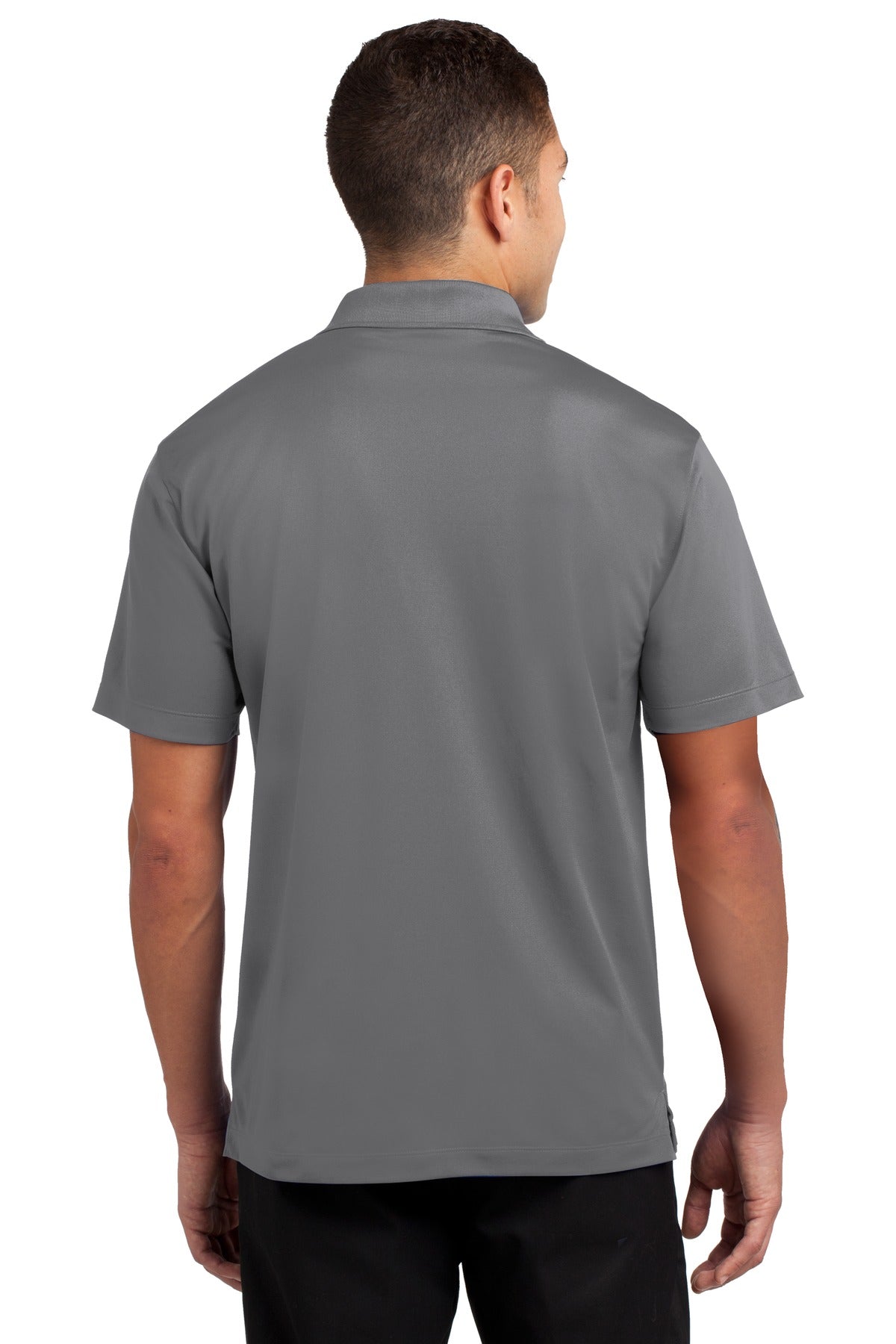 Grey Concrete Sport-Tek Tall Micropique Sport-Wick Polo. TST650