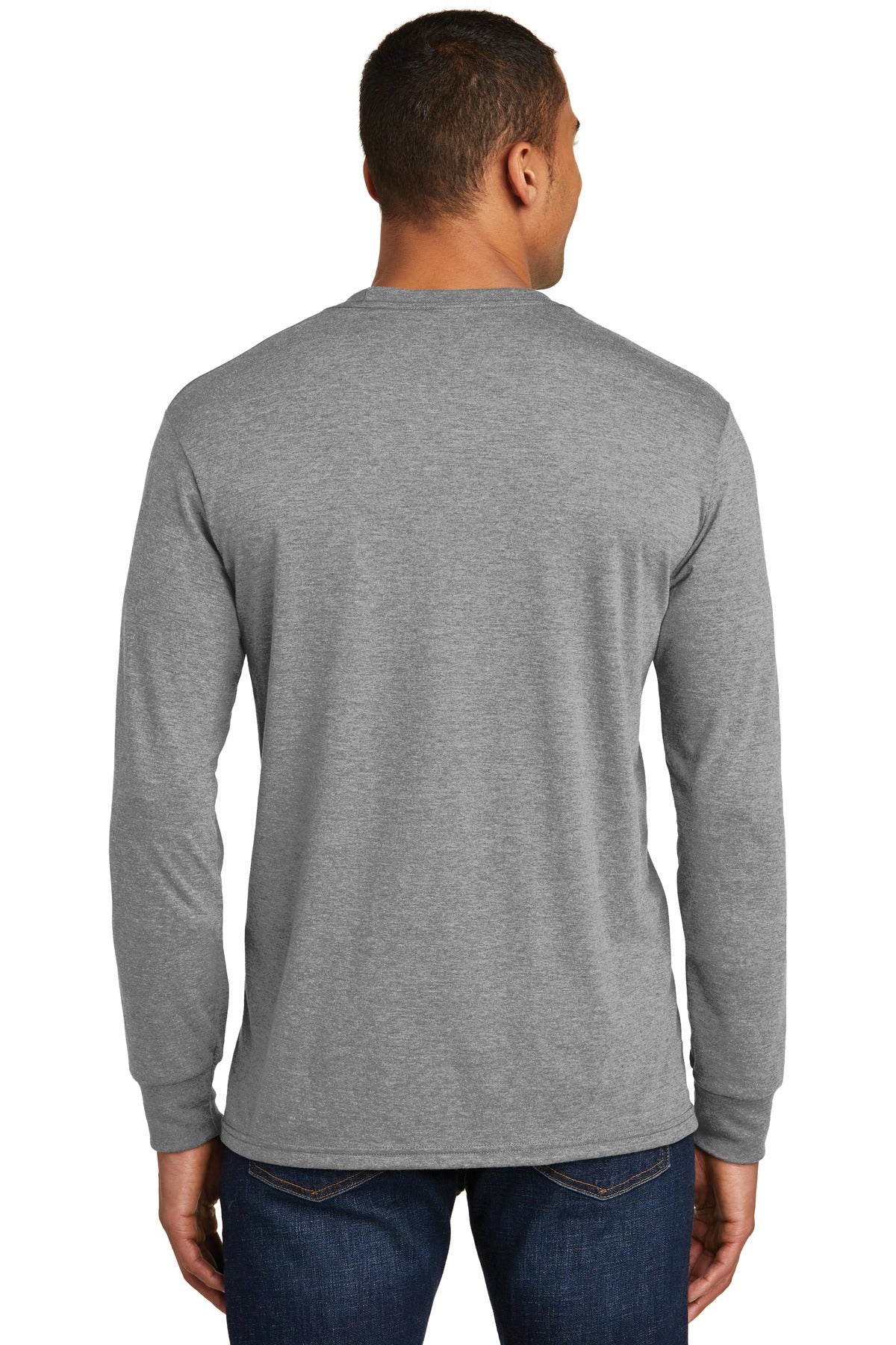 Grey Frost District Perfect Tri Long Sleeve Tee . DM132