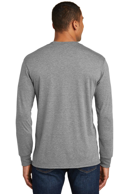 Grey Frost District Perfect Tri Long Sleeve Tee . DM132