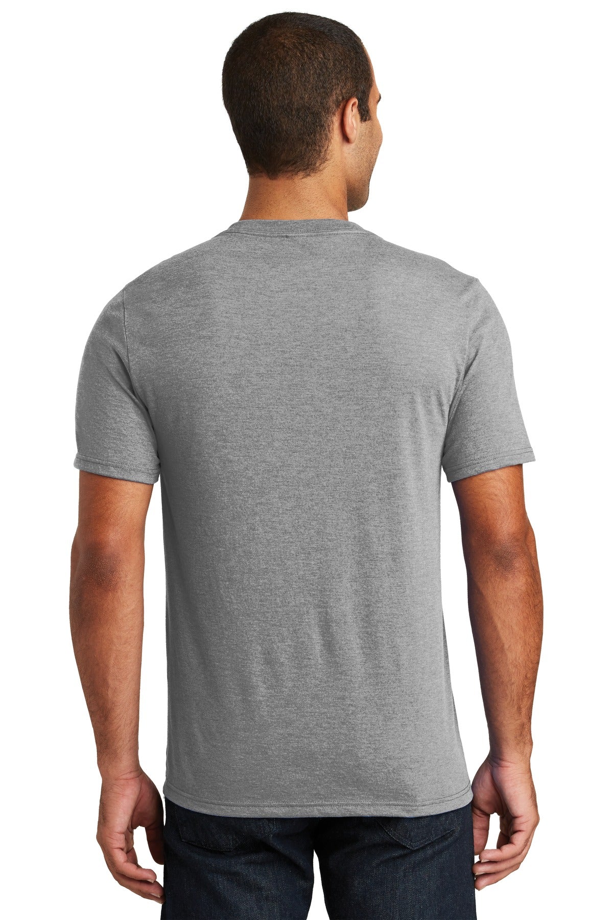Grey Frost District Perfect Tri V-Neck Tee. DT1350