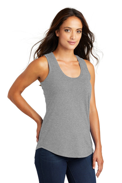 Grey Frost District Women's Perfect Tri Racerback Tank. DM138L
