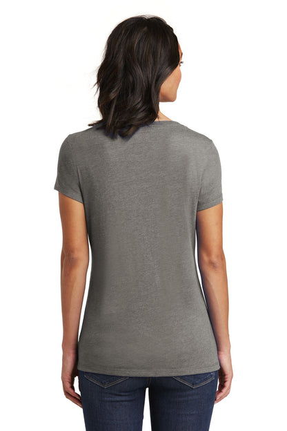 Grey Frost District Women's Very Important Tee V-Neck. DT6503