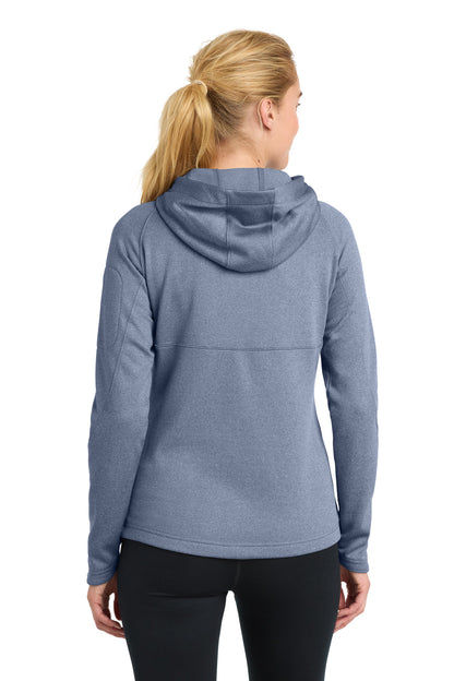 Grey Heather Sport-Tek Women's Tech Fleece Full-Zip Hooded Jacket. L248
