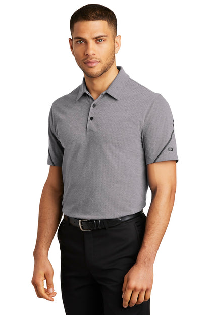 Grey Hthr OGIO Tread Polo. OG135