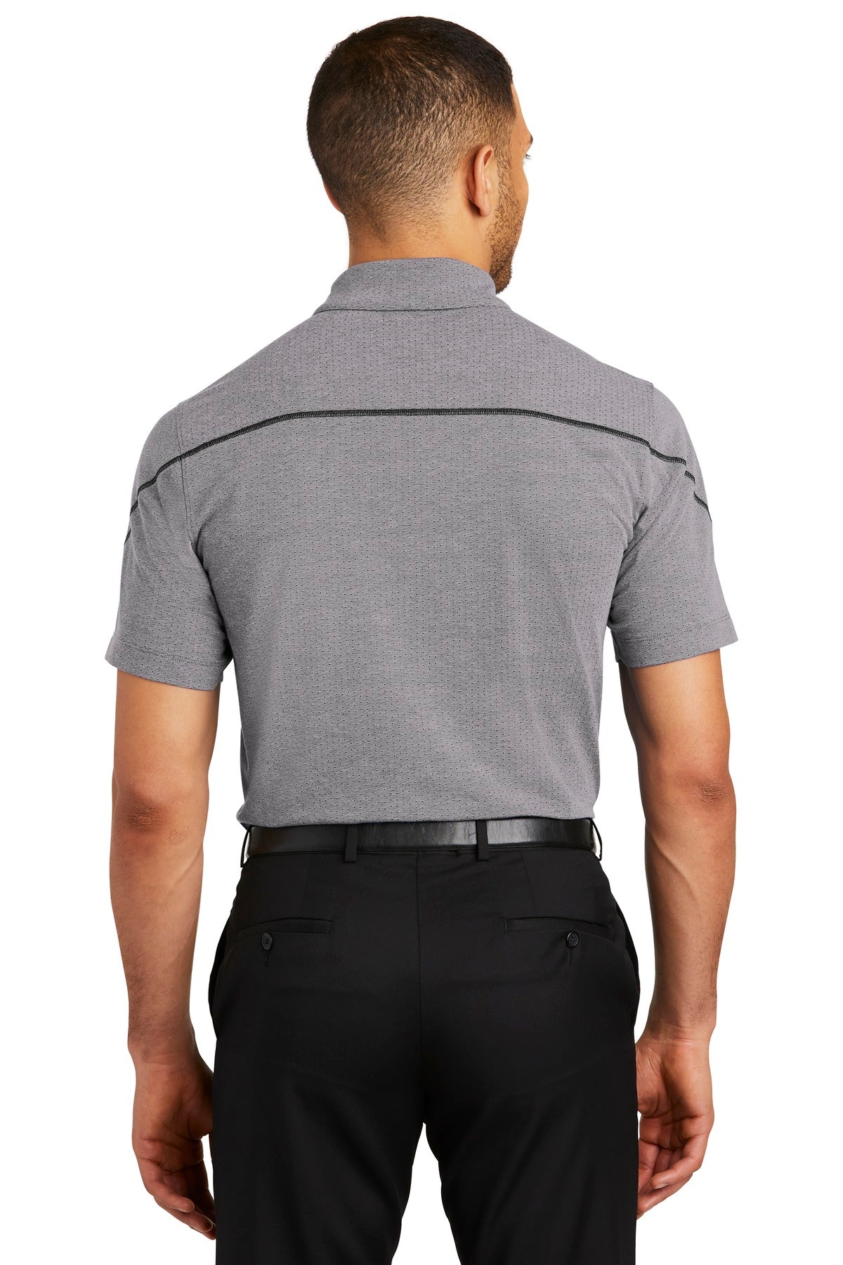 Grey Hthr OGIO Tread Polo. OG135