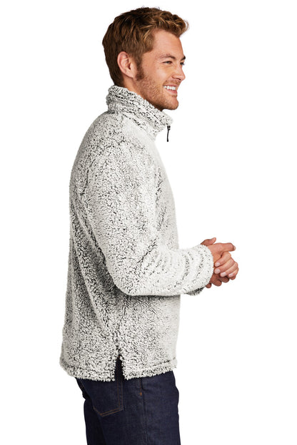 Grey Hthr Port Authority Cozy 1/4-Zip Fleece F130