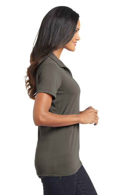 Grey Smoke Port Authority Women's Cotton Touch Performance Polo. L568