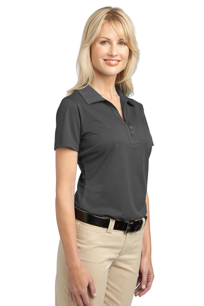Grey Smoke Port Authority Women's Tech Pique Polo. L527