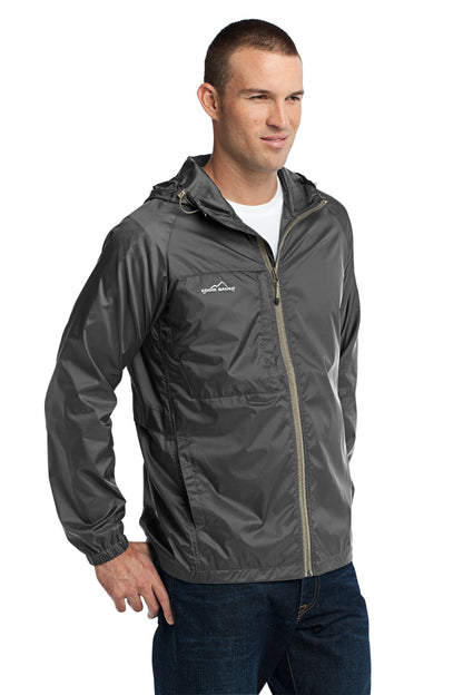 Grey Steel Eddie Bauer - Packable Wind Jacket. EB500