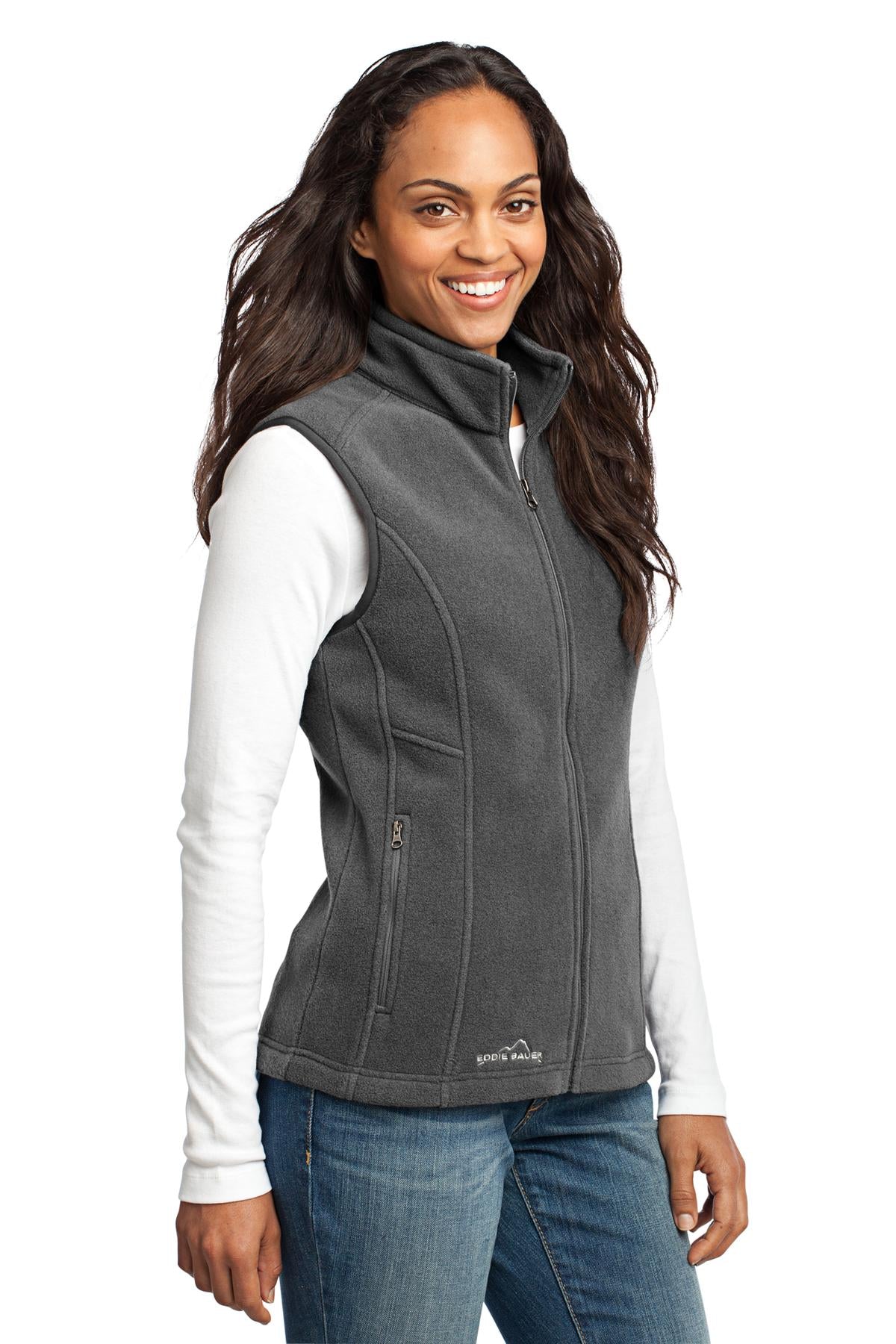 Grey Steel Eddie Bauer - Women's Fleece Vest. EB205