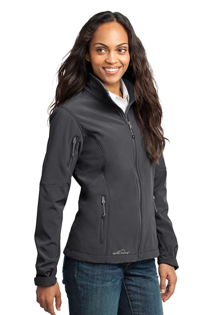 Grey Steel Eddie Bauer Women's Soft Shell Jacket. EB531
