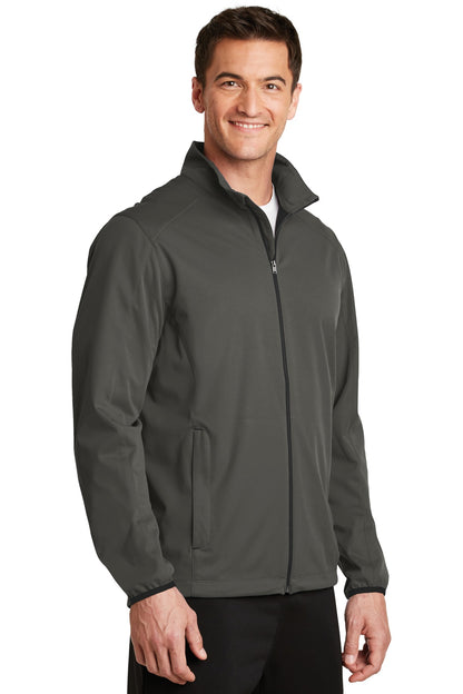 Grey Steel Port Authority Active Soft Shell Jacket. J717