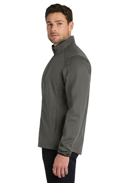 Grey Steel Port Authority Active Soft Shell Jacket. J717