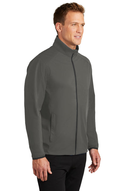 Grey Steel Port Authority Active Soft Shell Jacket. J717