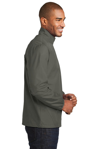 Grey Steel Port Authority Zephyr 1/2-Zip Pullover. J343
