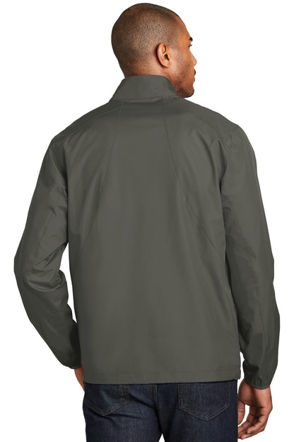 Grey Steel Port Authority Zephyr 1/2-Zip Pullover. J343