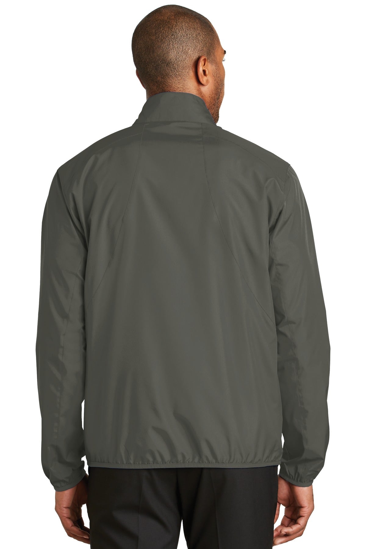 Grey Steel Port Authority Zephyr Full-Zip Jacket. J344
