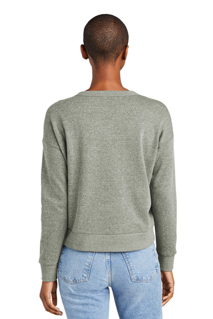 GreyFrost District Women's Perfect Tri Fleece V-Neck Sweatshirt DT1312