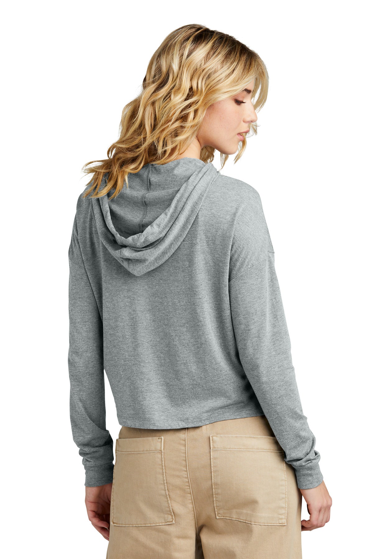 GreyFrost District Women's Perfect Tri Midi Long Sleeve Hoodie DT1390L