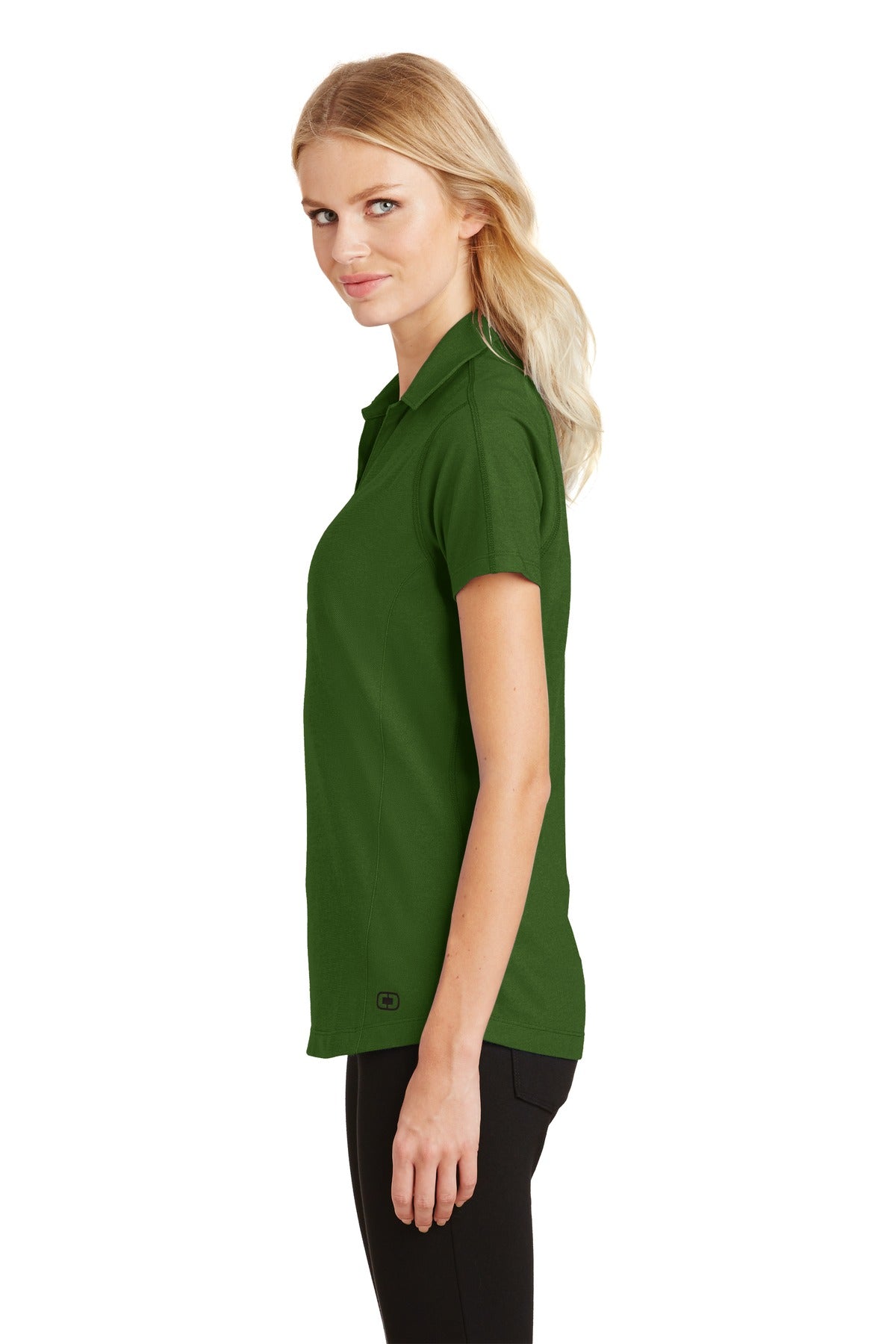 Gridiron Green OGIO Women's Onyx Polo. LOG126