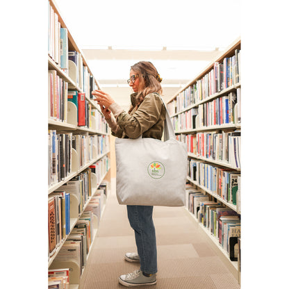 AWARE™ Recycled Cotton Shopper Tote with Interior Zip Pocket