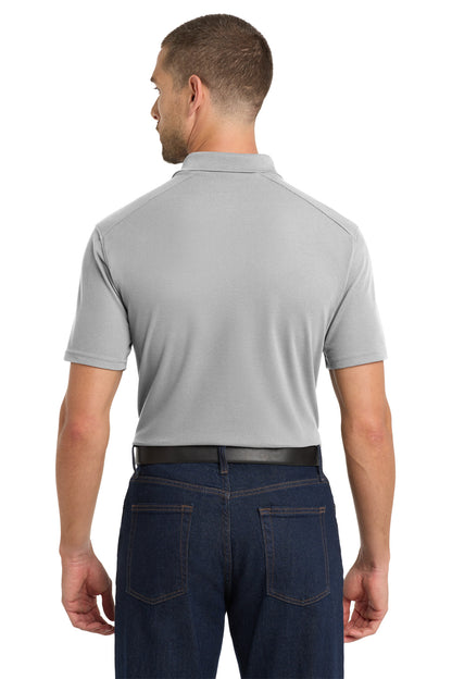 Gusty Grey Port Authority EZPerformance Pique Polo. K600