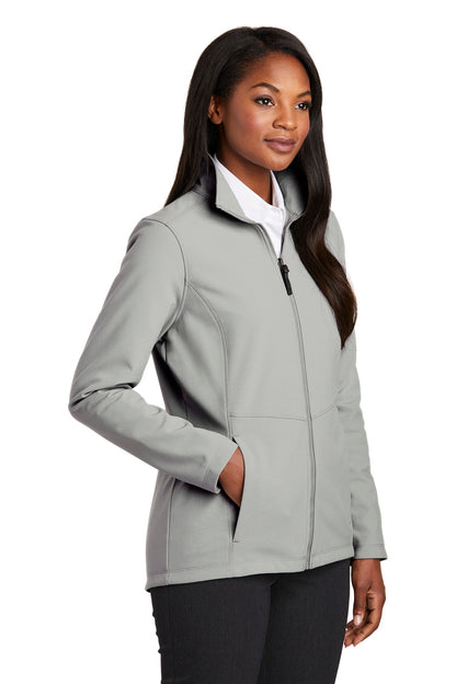 Gusty Grey Port Authority Women's Collective Soft Shell Jacket. L901