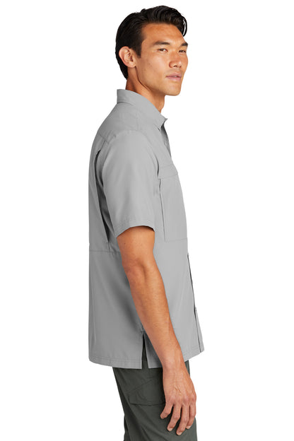 GustyGrey Port Authority Short Sleeve UV Daybreak Shirt W961