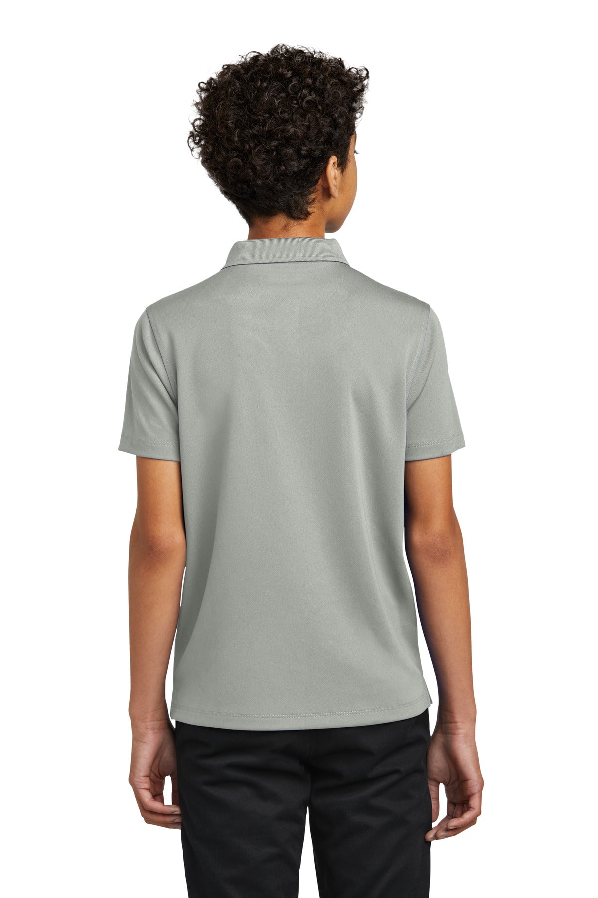 GustyGrey Port Authority Youth Dry Zone UV Micro-Mesh Polo Y110