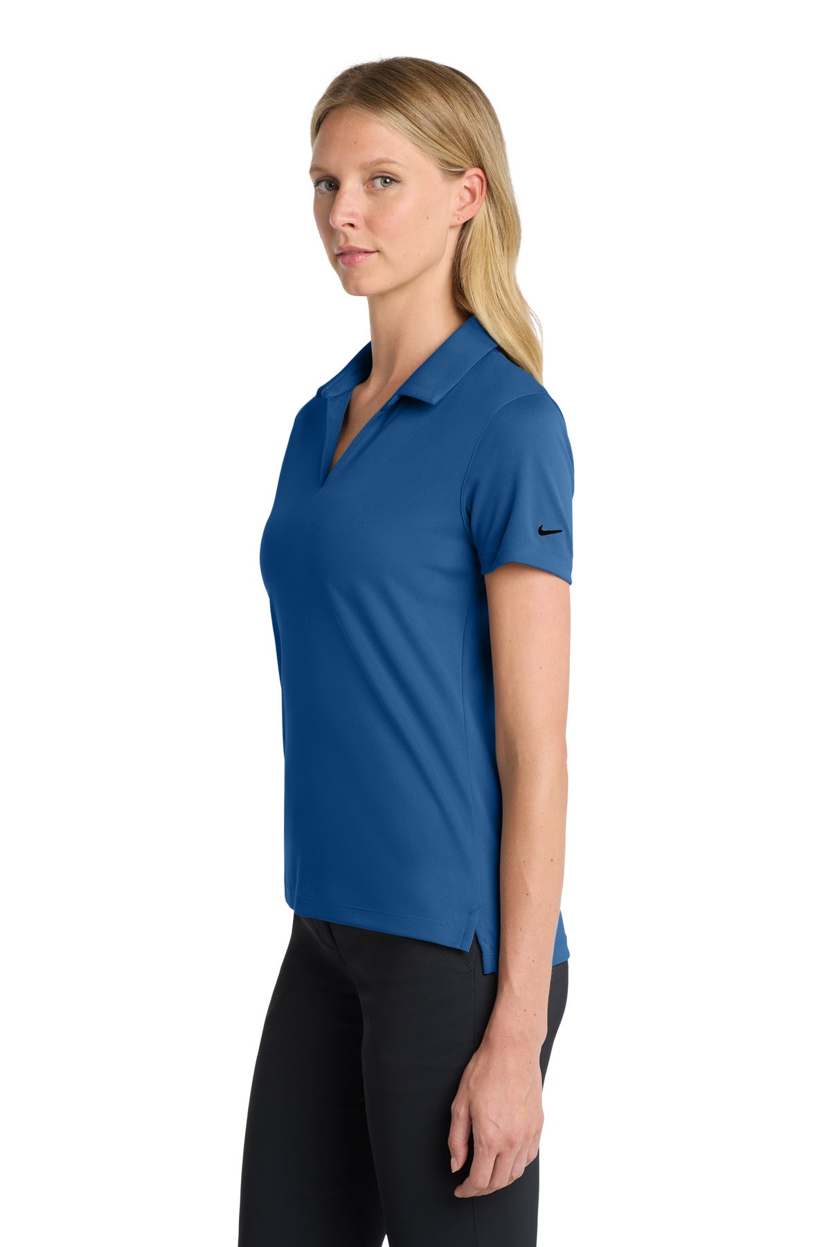 GymBlue Nike Women's Dri-FIT Micro Pique 2.0 Polo NKDC1991