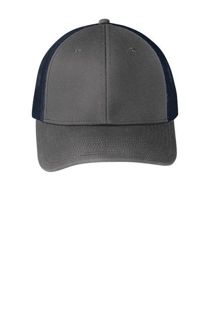 GyStl/TrNv Port Authority Snapback Trucker Cap. C112