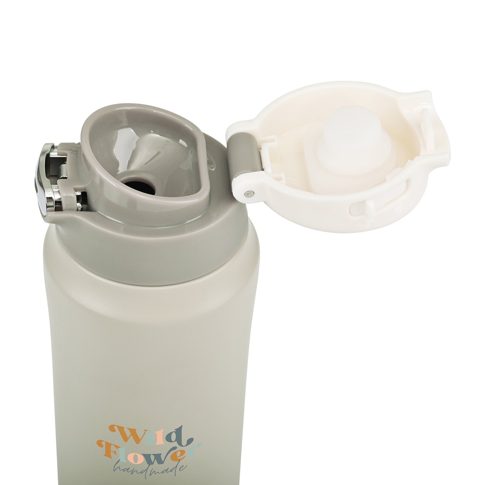 Taupe Aviana™ Rowan Recycled Sip Lid Bottle -  16 Oz.