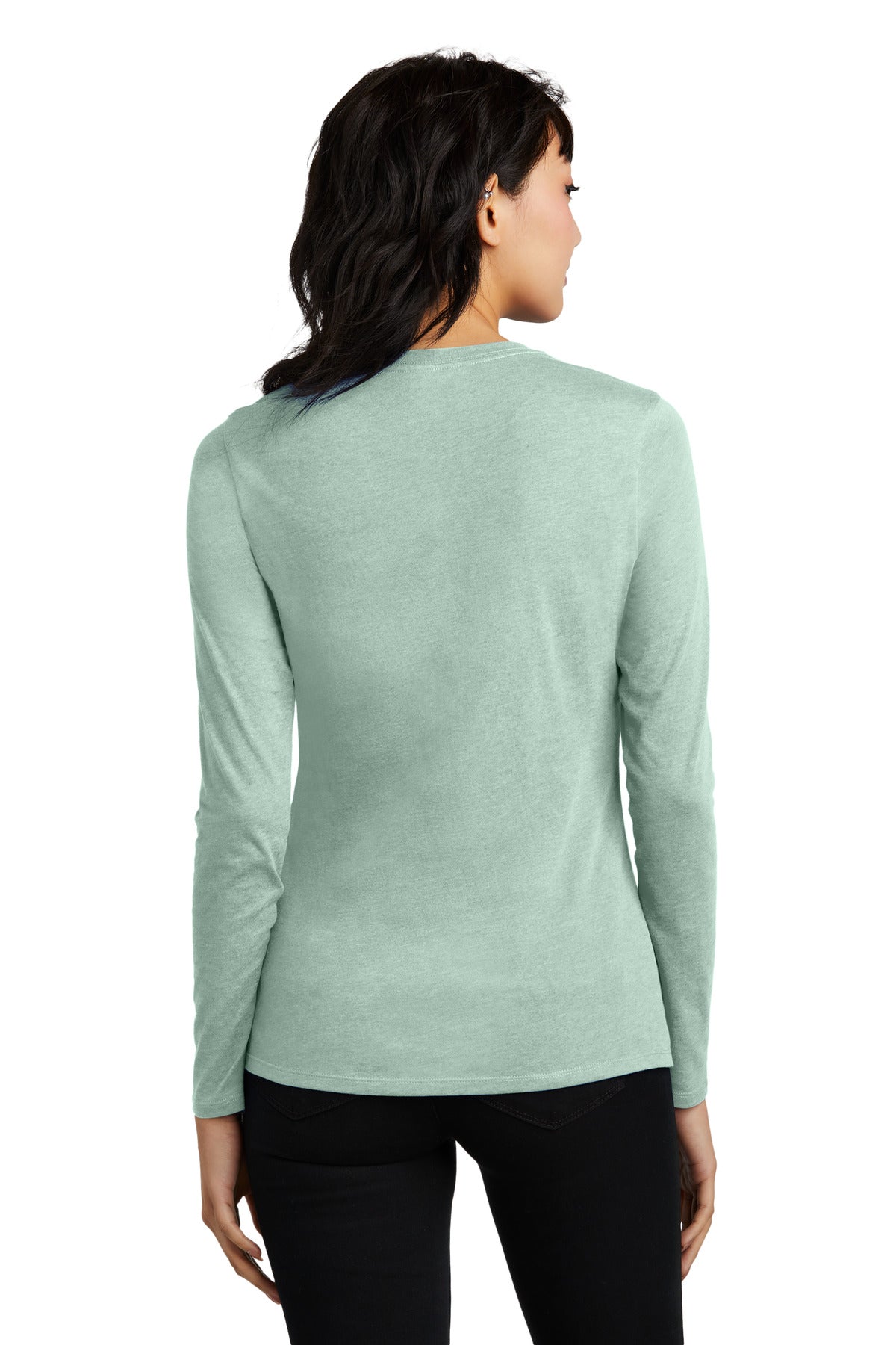 HdDstySage District Women's Perfect Blend CVC Long Sleeve Tee DT110