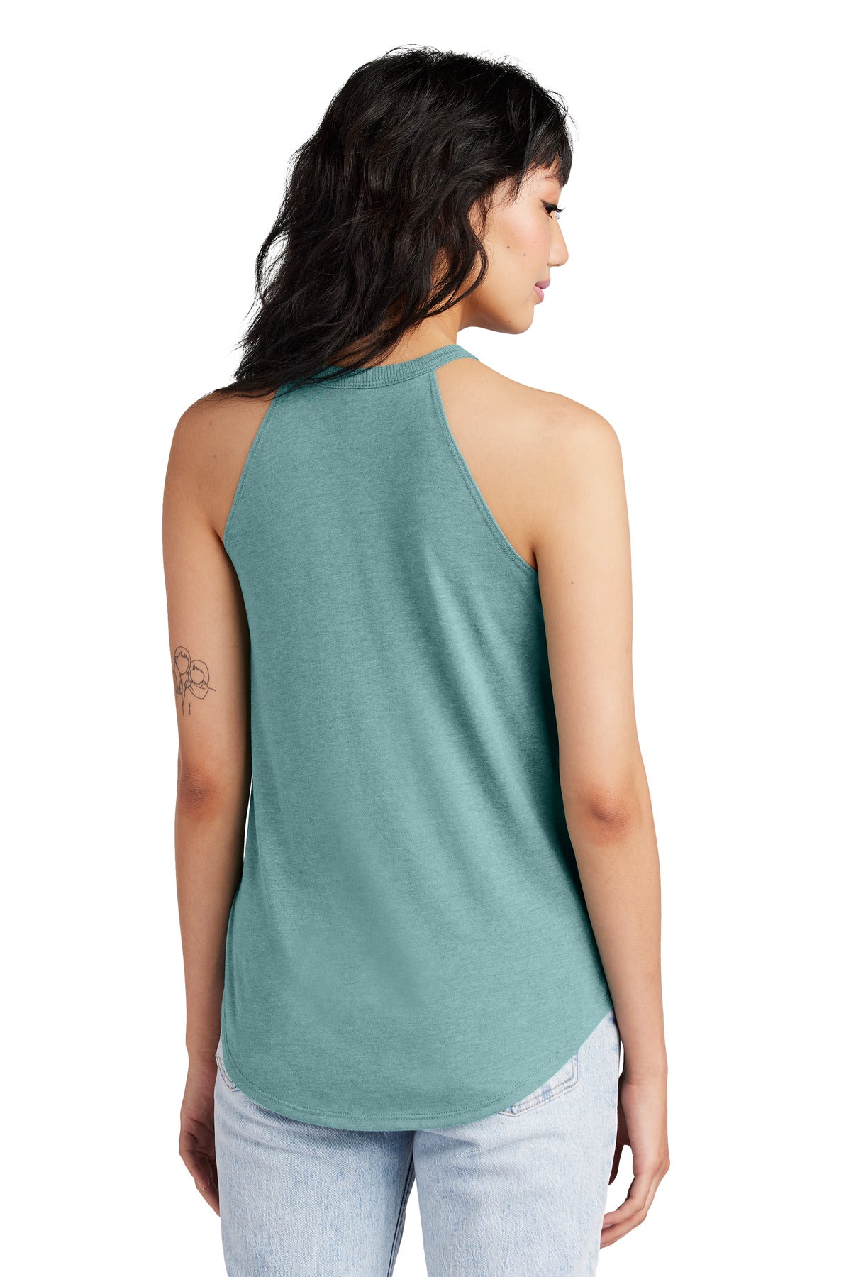 HdEuclpsBl District Women's Perfect Tri Rocker Tank. DT137L