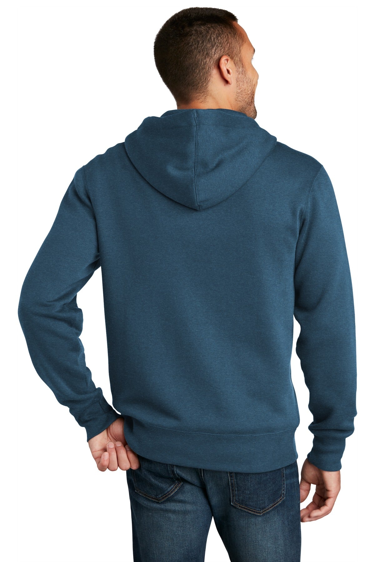 He Poseidon Bl District Perfect Weight Fleece Full-Zip Hoodie DT1103