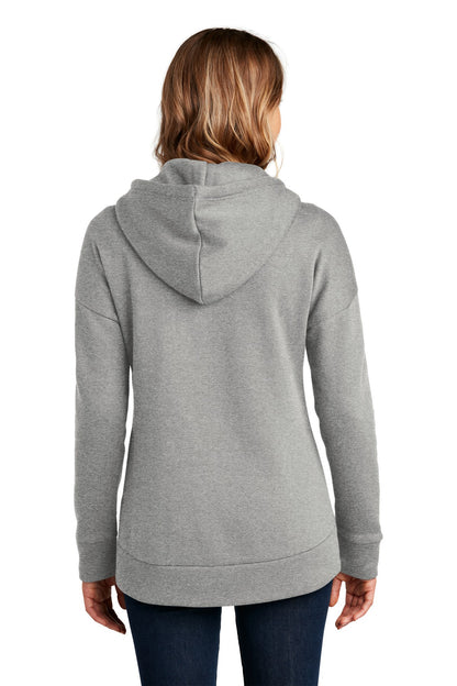 He Steel District Women's Perfect Weight Fleece Drop Shoulder Full-Zip Hoodie DT1104