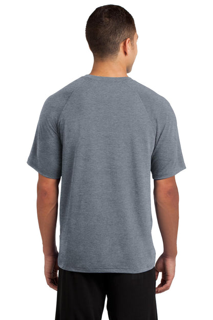 Heather Grey Sport-Tek Ultimate Performance Crew. ST700