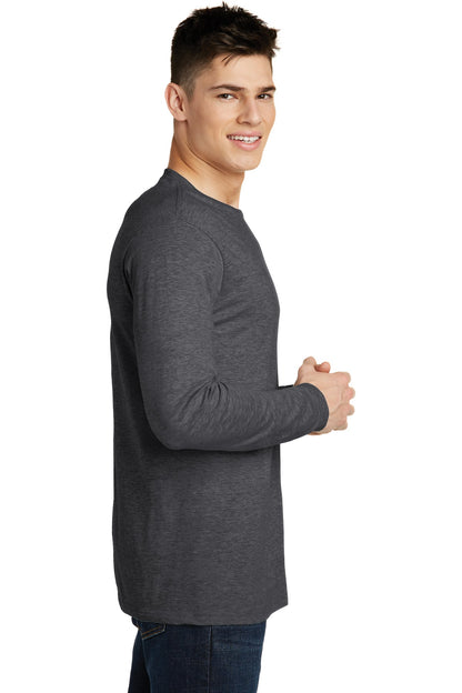 Heathered Char District Very Important Tee Long Sleeve. DT6200