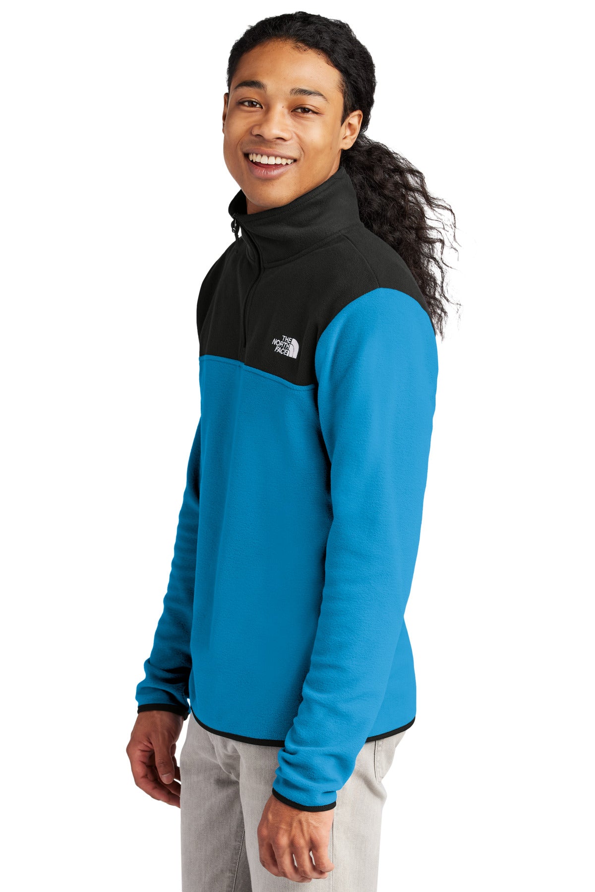 HeroB/TNFB The North Face Glacier 1/4-Zip Fleece NF0A7V4L
