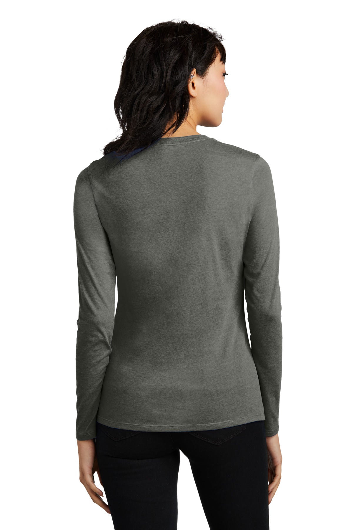 HtdChar District Women's Perfect Blend CVC Long Sleeve Tee DT110