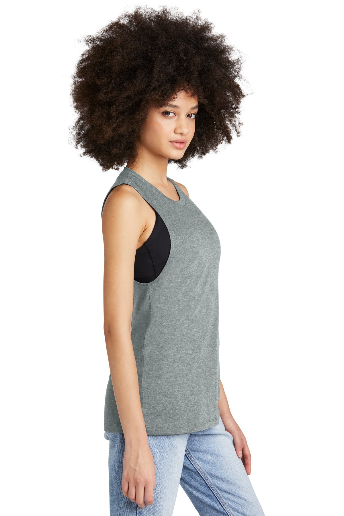 HtdGrey District Women's Perfect Tri Muscle Tank DT153