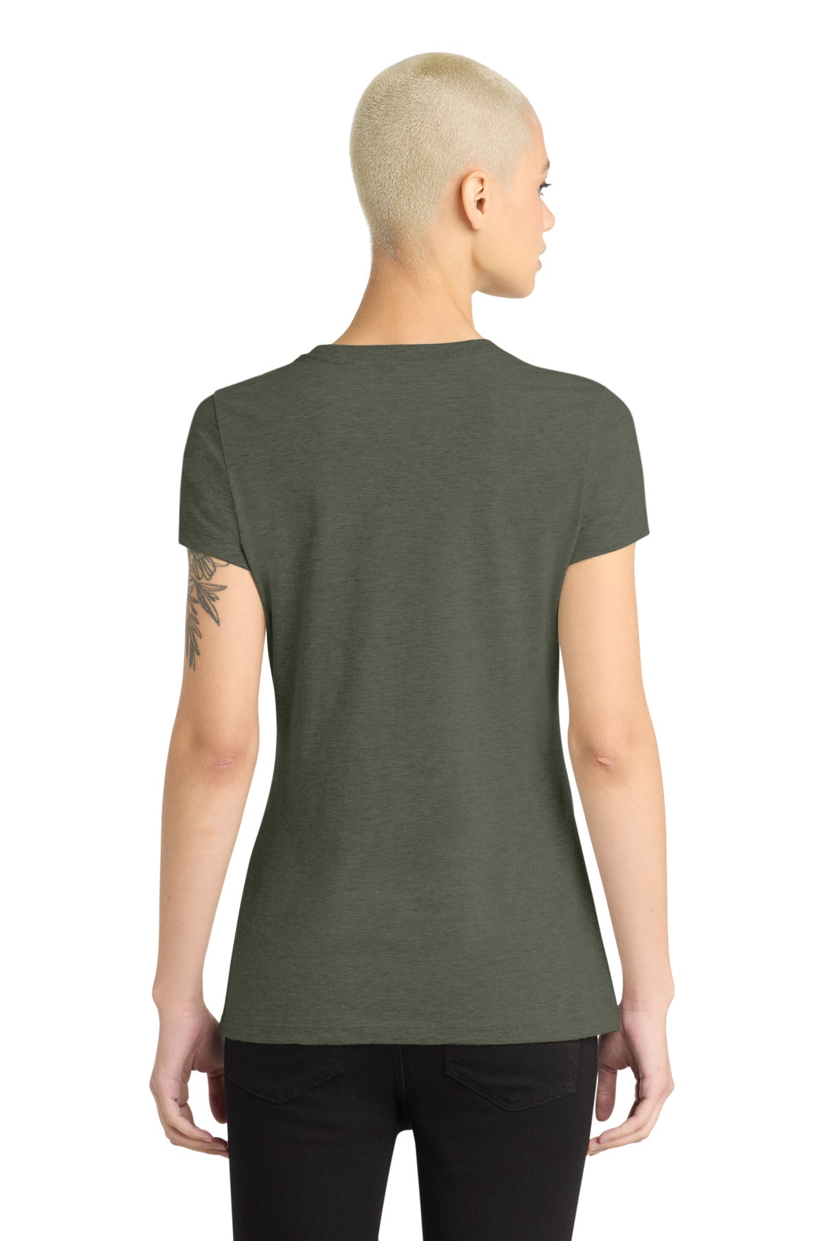 HtdOlive District Women's Perfect Blend CVC Tee. DM108L