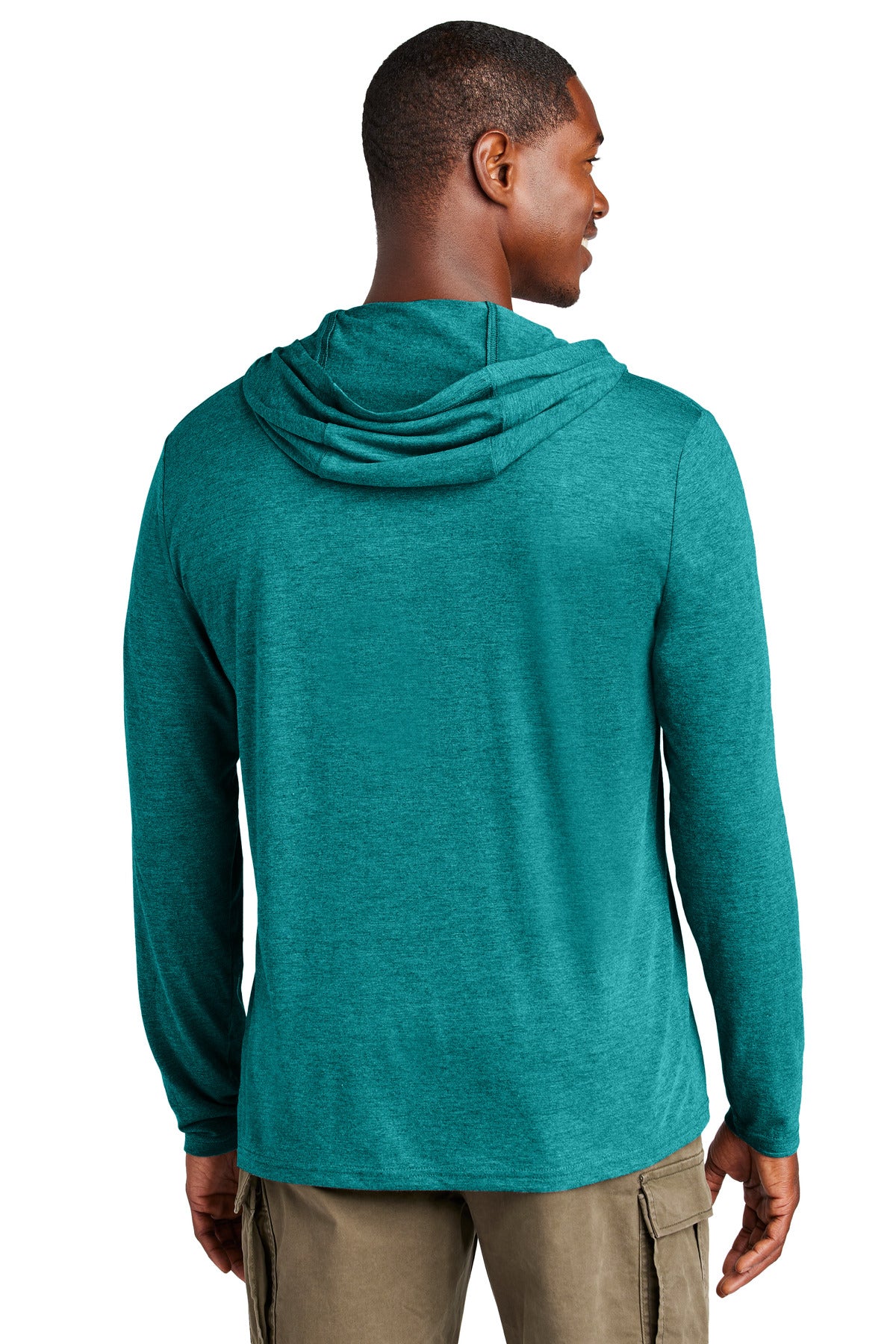 HtdTeal District Perfect Tri Long Sleeve Hoodie. DM139