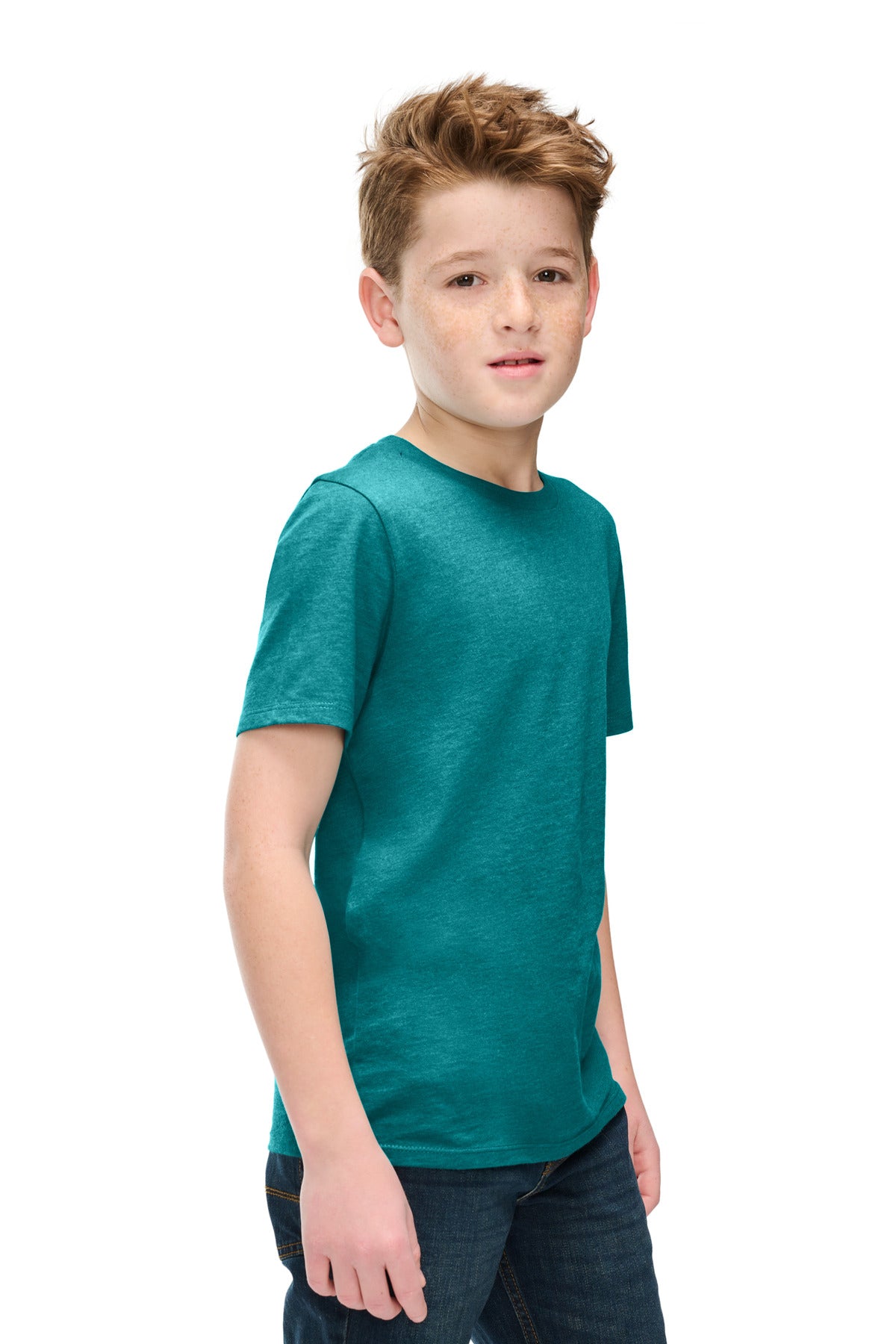 HtdTeal District Youth Perfect Blend CVC Tee DT108Y