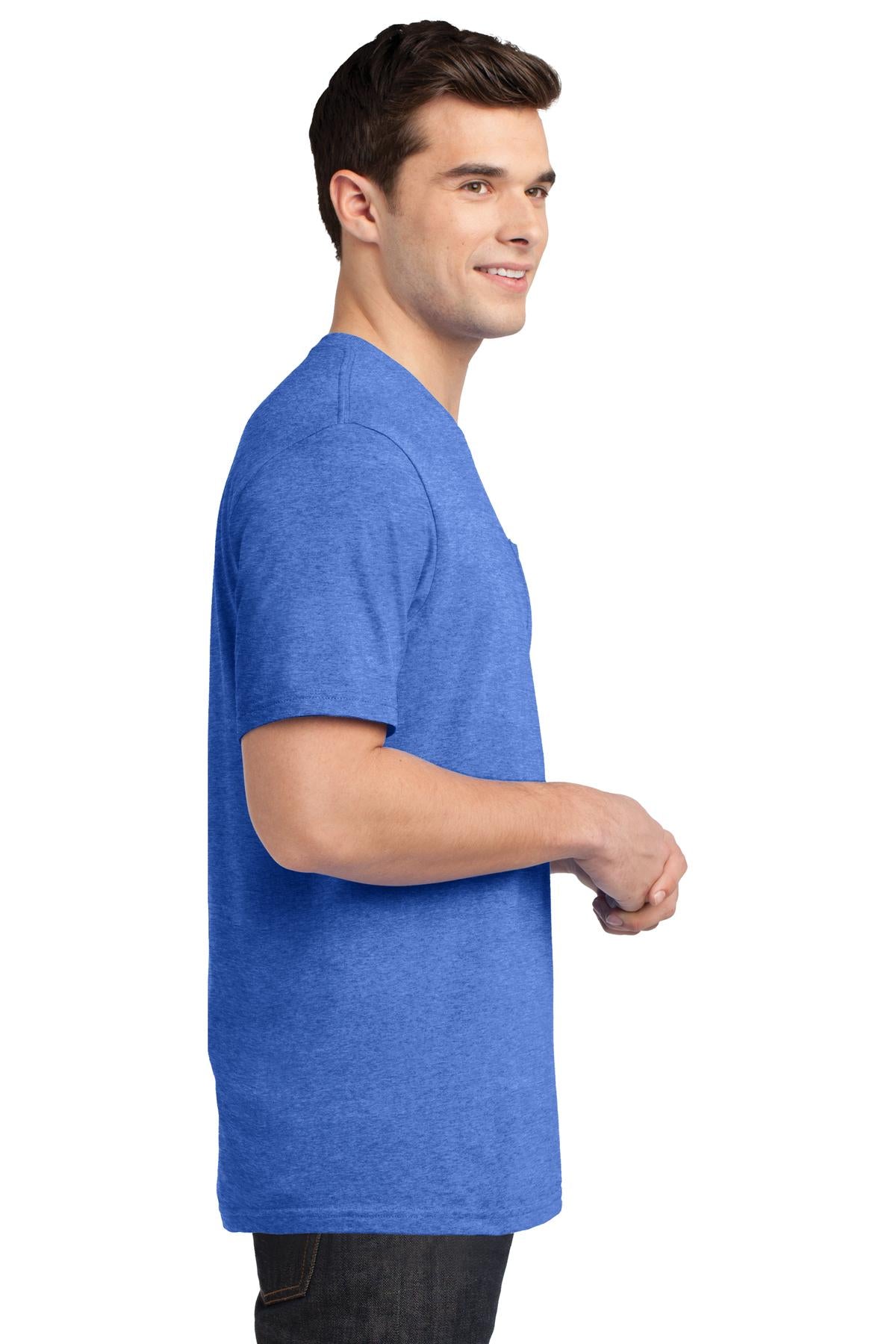Hthr Royal District Very Important Tee with Pocket. DT6000P