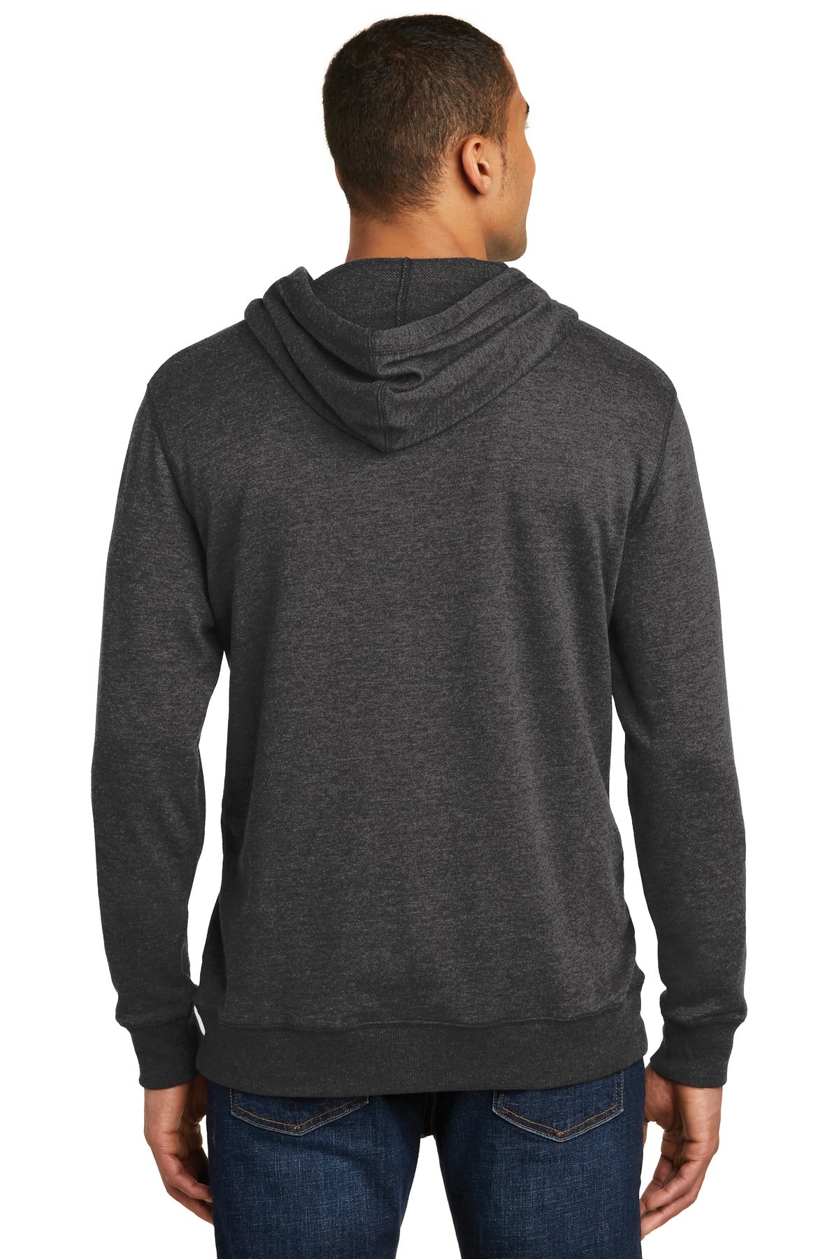 Hthrd Black District Lightweight Fleece Hoodie. DM391