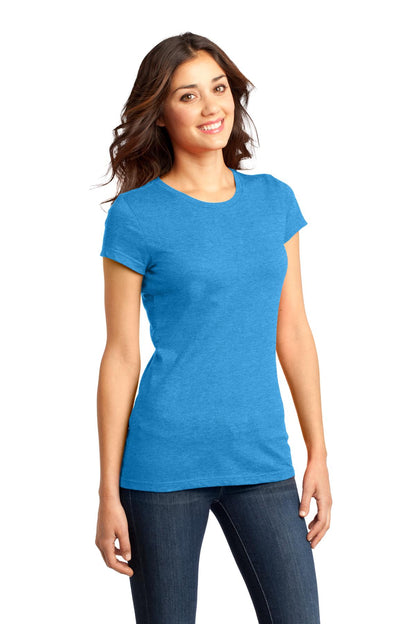 Hthrd Brt Turq District Women's Fitted Very Important Tee . DT6001