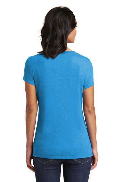 Hthrd Brt Turq District Women's Very Important Tee V-Neck. DT6503